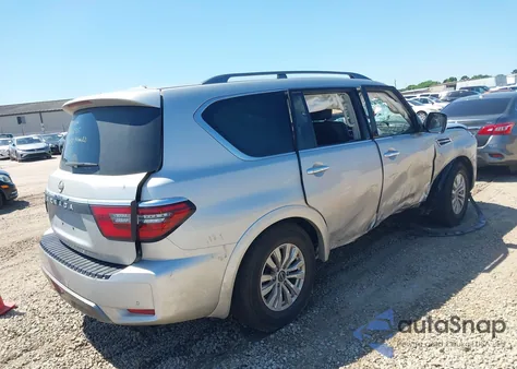 2022 Nissan Armada Sv 2Wd из США, поврежденный, VIN JN8AY2AC2N9162494